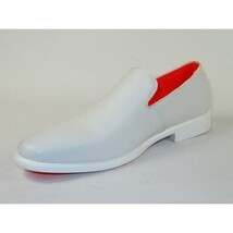 Men Tayno Dressy Casual Soft Leather Comfortable Slip on Loafer #ALPHA L White image 12