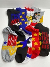 DC Comics Women&#39;s Wonder Woman No Show Socks 10 Pairs - £23.97 GBP