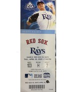 RED SOX VS RAYS APRIL 30.2009 27,2009 - $274.56 MXN