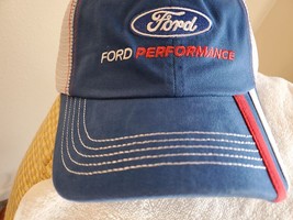 Ford Performance on a Trucker&#39;s blue w/white mesh ball cap - £14.43 GBP
