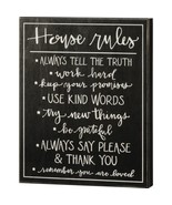 Primitives by Kathy House Rules Always Tell The Truth Work Hard Keep Pro... - £19.54 GBP