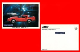 1984 CHEVROLET CORVETTE COUPE FABRICA COLOR POSTAL - POSTAL - ESTADOS... - $7.50