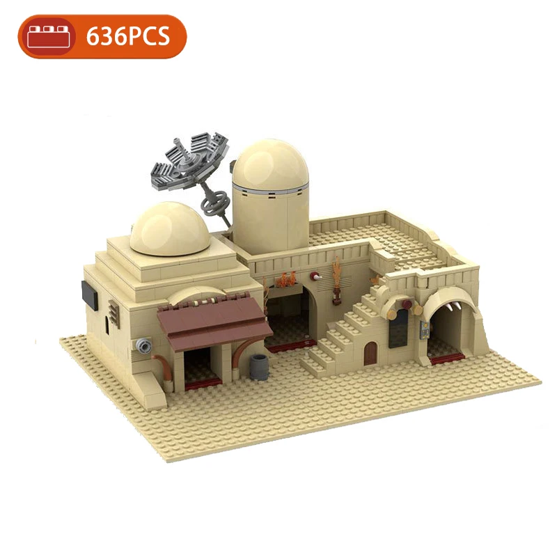 MOC Creative The Tatooine Desert architecture Building Blocks Kit City Street - £19.23 GBP+