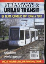 TRAMWAYS AND URBAN TRANSIT MAGAZINE - November 2001 - Vol. 63 - No. 767 - $94.95 MXN