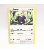 Pokemon Bewear  18/30 Sun &amp; Moon Trainer Kit TCG Card - $1.58