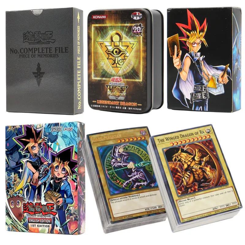 66-148PCS Yugioh Cards with Tin Box Yu Gi Oh Card English Holographic Go... - £9.87 GBP+