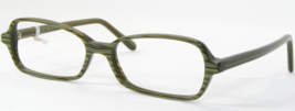 RAINER &amp; BRENNER 2307 2058 Vert Olive Rayé Unique Lunettes 52-14mm (Notes) - $175.07