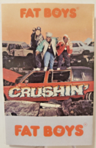 FAT BOYS &quot;CRUSHIN&#39;&quot; CASSETTE ALBUM COVER - ARTWORK ONLY - $4.99
