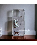 3D Calico Cat Gold Pattern Resin Case For iPhone 11 12 13 14 15 16 Pro M... - $547.98 MXN