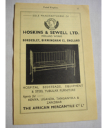 1960 Two Page UK Ad Hoskins &amp; Sewell LTD Hospital Bedsteads, Una Star La... - €7,79 EUR
