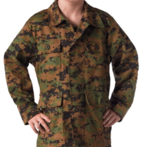 NEW YOUTH MILITARY HUNTING PAINTBALL AIRSOFT CAMOUFLAGE JACKET MARPAT AL... - $19.79