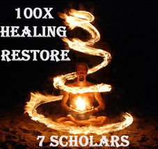 100X 7 SCHOLARS HEALING RESTORE NECTAR OF THE SUN EXTREME MAGICK RING PENDANT image 2