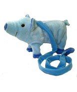 LARGE BLUE REMOTE CONTROL WALKING PIG WITH SOUND battery operated toy piggy - $25.97 CAD