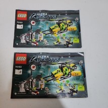 LEGO ULTRA AGENTS Toxikita&#39;s Toxic Meltdown 70163 Instructions Books 1 &amp; 2 Only - £3.05 GBP