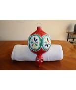 Handmade Pottery Hanging Ornament Clay Large 10.5&quot; Cutouts Teardrop Heavy - $713.68 MXN