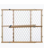 Toddleroo by North States - Diamond Mesh Wooden Baby Gate: Pressure Moun... - $784.69 MXN