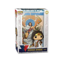 Funko Pop! Wonder Woman 80th Rebirth on Throne Comic Cover with Figure #03 - £15.71 GBP