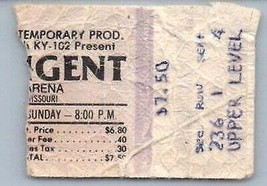 Vintage Ted Nugent Ticket Stub Décembre 17 1978 Kansas Ville Missouri - £40.28 GBP