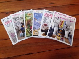 Lot of (6) 2014 Architectural Digest Magazine Set Feb Mar Jun Oct Nov Dec - £31.31 GBP