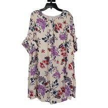 Floral Bell-Sleeve Romper Dress - £25.93 GBP