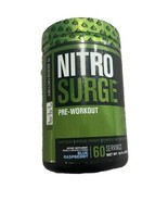 Nitro Surge, Pre-Workout, Blue Raspberry 60 Servings 17.77oz 504g Exp 04... - $63.62 CAD