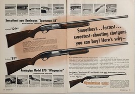 1956 Print Ad Remington Sportsman 58 Autoloading & Sportsman 48 - $22.48