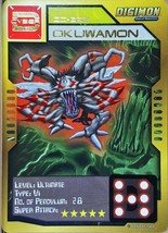 Bandai Digimon S1 D-CYBER Card Gold Stamp Okuwamon - £32.14 GBP