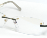 St.Moritz by AMA 45020 003 GREEN /GOLD UNIQUE EYEGLASSES PURE TITAN 53-1... - $78.88