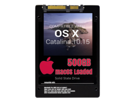 macOS Mac OS X 10.15 Catalina Preloaded on 500GB Solid State Drive - $69.99