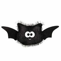 MPP Halloween Dog Toys Fuzzles Fuzzy Plush Squeakers Choose Black Bat or Green S - £9.82 GBP+