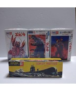 Marusan Ebirah Mini Plastic Model Kit Godzilla Sofubi Figure Lot 4 Kaiju... - $2,441.68 MXN