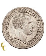 1822-A German States 1/2 Silver Groschen About Uncirculated Condition KM... - $1,577.49 MXN