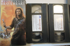 Braveheart VHS Movie Mel Gibson (1995) NTSC Paramount Picturesw - £3.98 GBP
