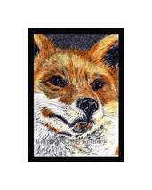 Red Fox Pen and Ink Print - £19.14 GBP