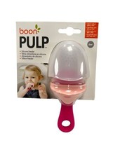 Tomy Boon PULP Silicone Baby Self Feeding Teething Spoon Pink Food Feede... - £7.10 GBP