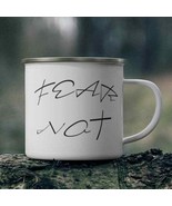 Enamel Camping Mug &quot;Fear Not&quot; - $324.89 MXN+