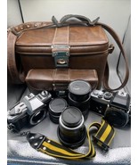 Minolta XE-5.,X-370 Camera.,MD 50mm1:1.7.,MC Celtic1:3.5 .,MC Rokkor-C L... - $3,392.34 MXN