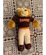 Team NFL Cleveland Browns Teddy Bear Stuffed Plush Toy Mascot 8 Inch Spirit - £9.86 GBP