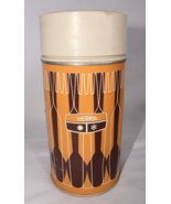 Vintage Thermos Pint Size Hot Cold Gold Brown Metal 1971 King-Seeley No.... - £8.14 GBP
