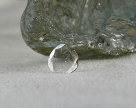 Natural Diamond Flat Untreated Round Shape Cut 0.48 Carats Stone Ring Pendant - £208.97 GBP