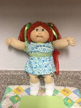 Vintage Cabbage Patch Kid Red Hair Green Eyes Head Mold #2 1985 OK Factory - £147.88 GBP