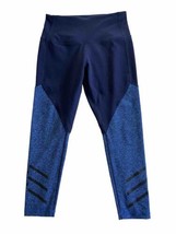 Zella Blue Athletic Activewear Leggings 7/8 Ankle Length Size Large - £14.48 GBP