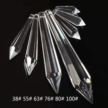 35/38/50/60/65/78MM  Udrop shape Clear Glass Chandelier Crystal Lamp Parts - £7.05 GBP+