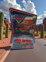 Disney Pixar Cars Cactus McQueen 1:55 Diecast 2007 New Mattel - $289.34 MXN