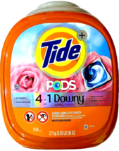 Tide Laundry Detergent Pods with 4 in 1 Downy April Fresh 104 Count - $44.89