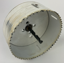 Lenox Hole Saw 4-1/8" 105mm With Threaded Arbor Very Sharp - $17.81