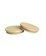 Natural Wood Lid - Fits 9.5 oz Monticiano Glass (12pk) - $37.55 CAD