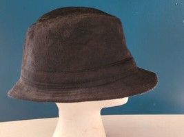 Men&#39;s Classic Felt Black Fedora Size Medium/Large - $19.78