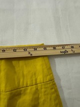 Jules & Leopold Women's Yellow Rear Zip & Slit Pull-On Skirt Size 8 Waist 30" image 11