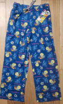 Tweetie Bird Authentic Looney Tunes Ladies Lounge Pants Blue SMALL New w... - $15.83